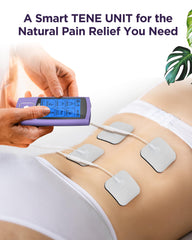 TENKER TENS unit dual-output display enables two-area sessions