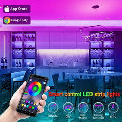 Tenmiro LED lights app control for easy color and brightness setup.