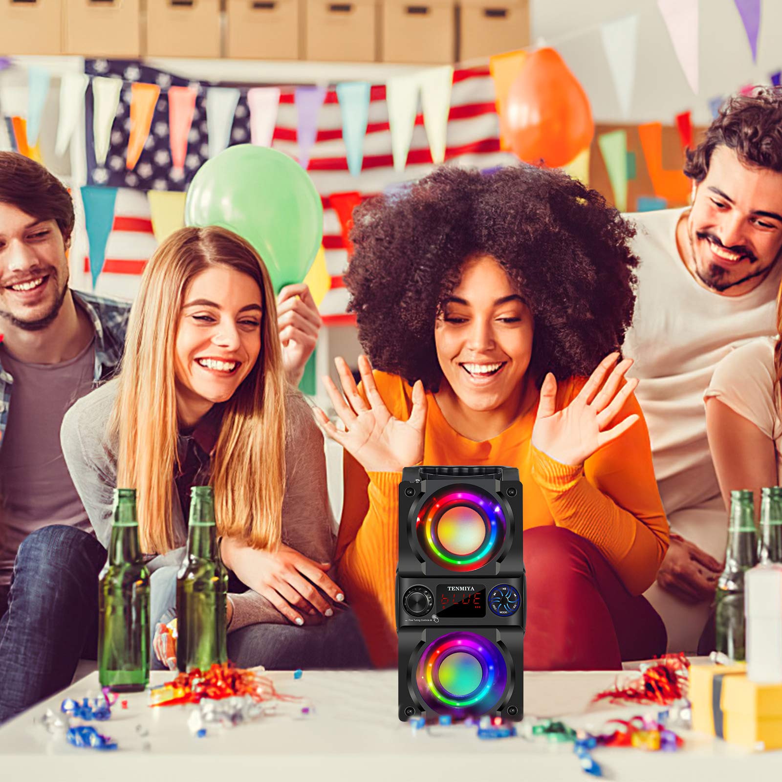 TENMIYA A30 8000mAh battery for extended playback outdoors