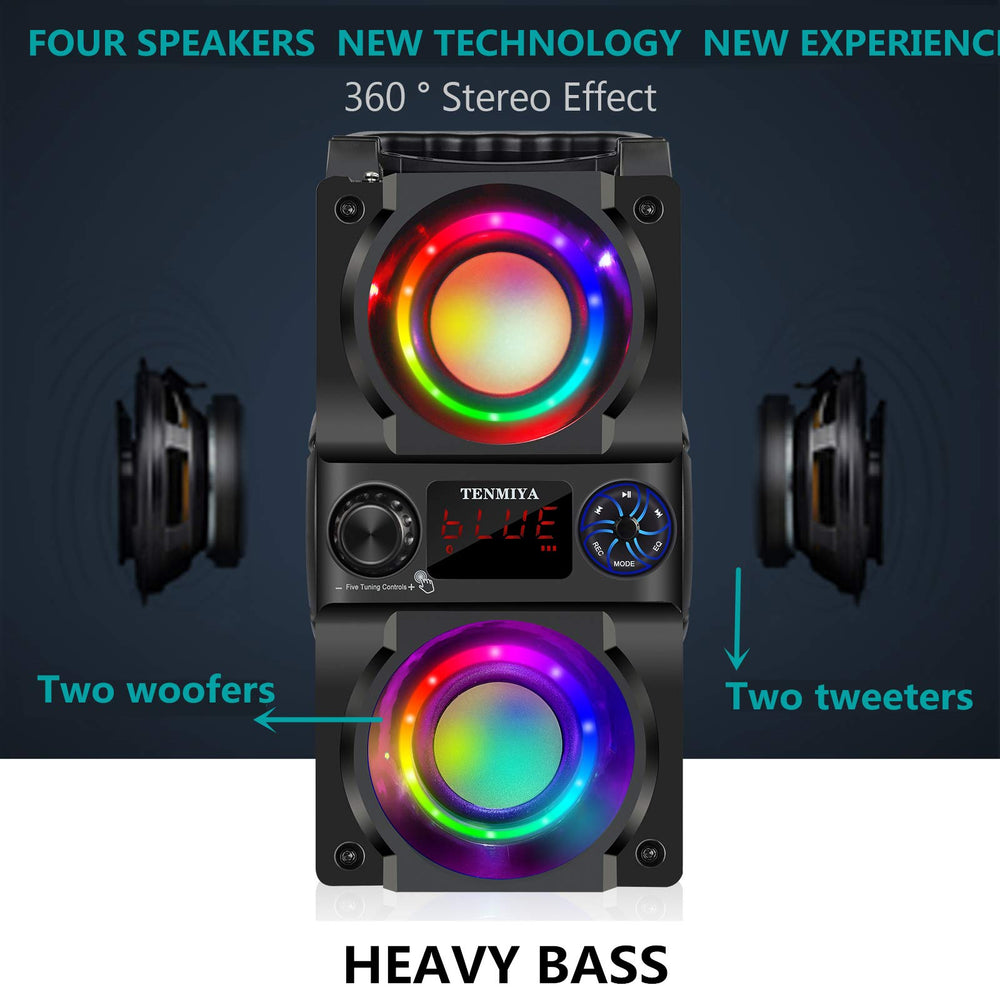 TENMIYA A30 colorful RGB lights illuminate any party ambiance