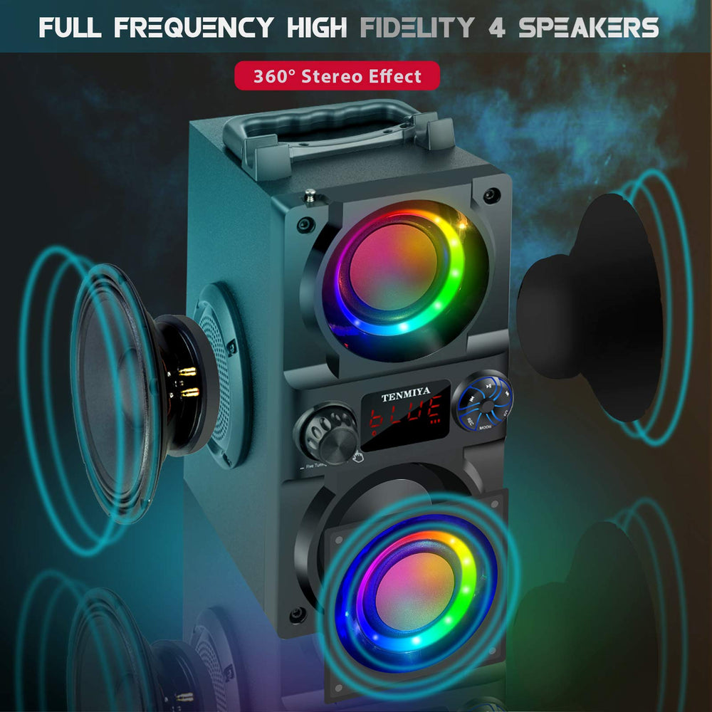 TENMIYA A30 USB/TF AUX playback supports versatile sources