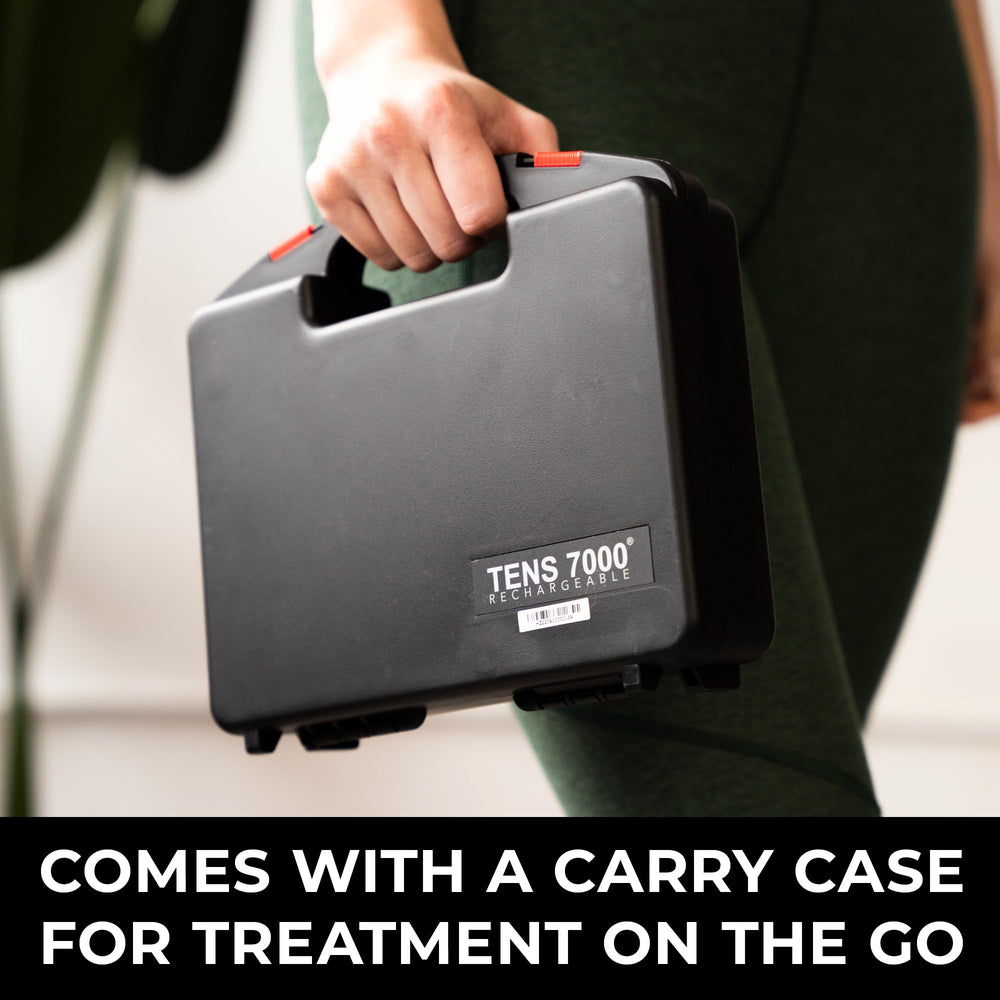 TENS 7000 Rechargeable Elite athlete scenario for versatile muscle stimulation