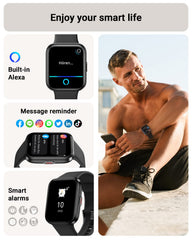 Tensky Smart Watch receiving calls and messages on the wrist