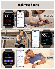 Tensky Smart Watch heart rate and SpO2 monitoring for activity awareness