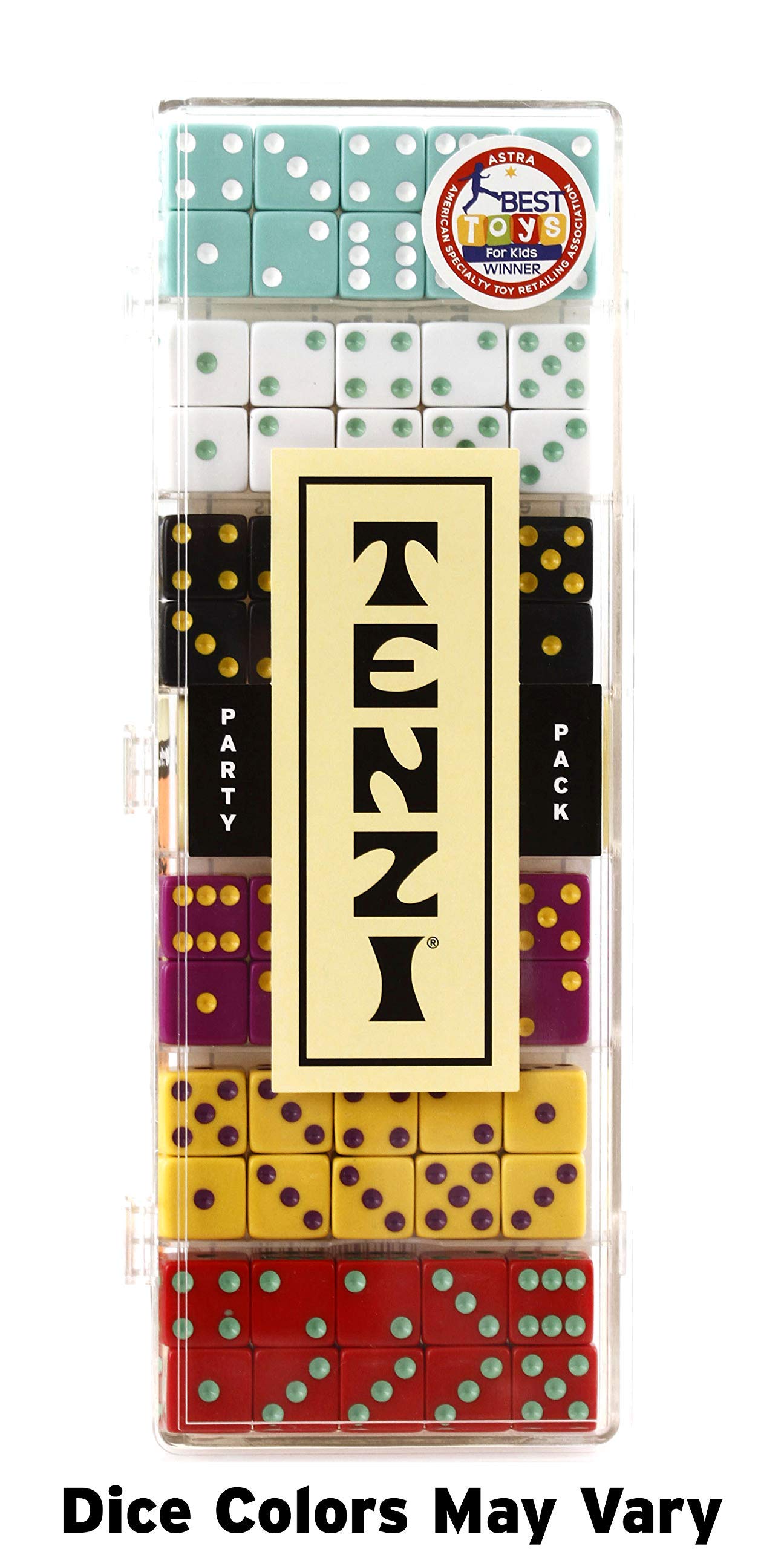 TENZI dice pack ready for home or party play