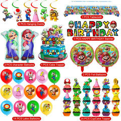 TEOY Mario balloons brighten tables and photos