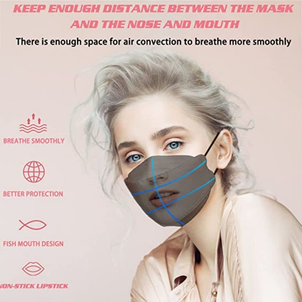 Teqifu KF94 mask highlighting waterproof outer layer