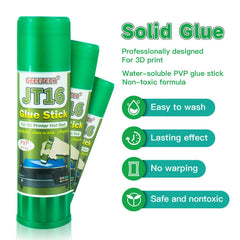 TEQStone glue stick enables easy print release after cooling.
