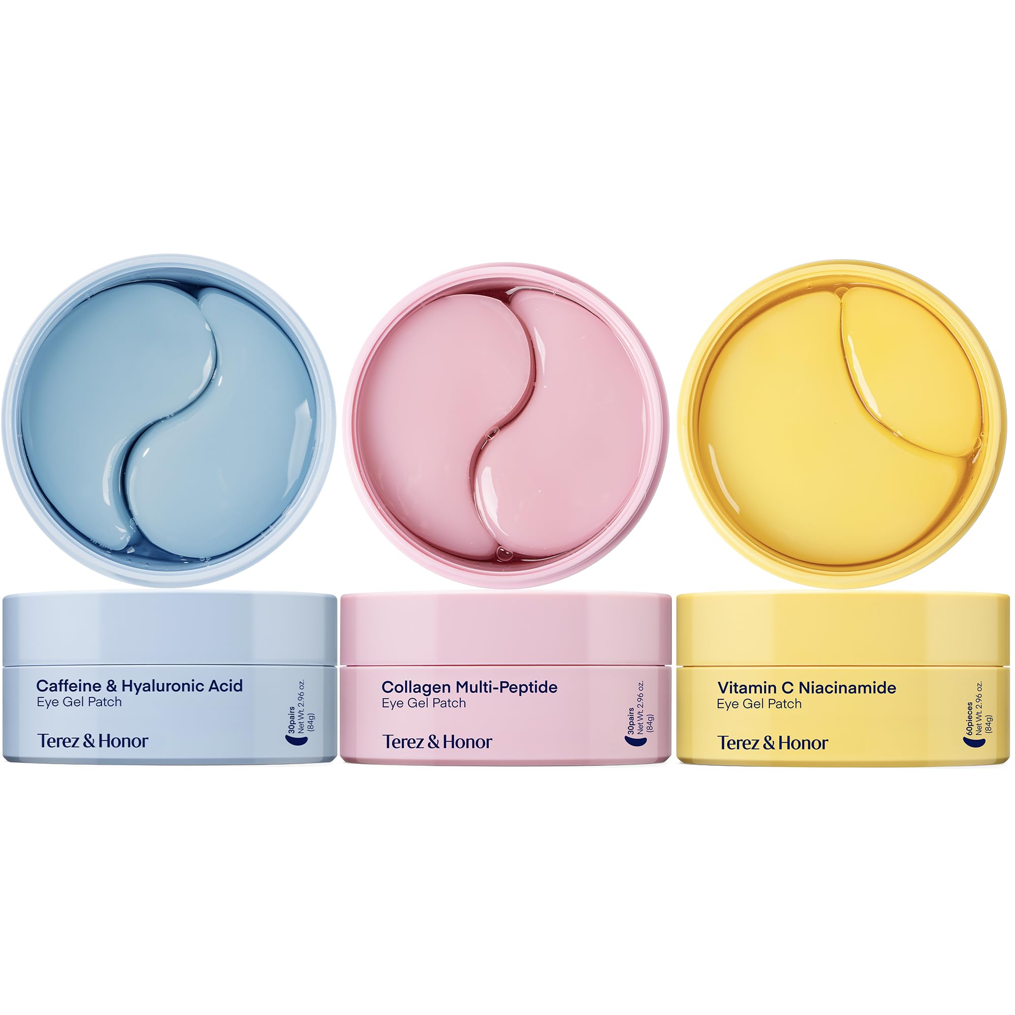 TEREZ & HONOR anti-wrinkle under-eye patches for smoother appearance.