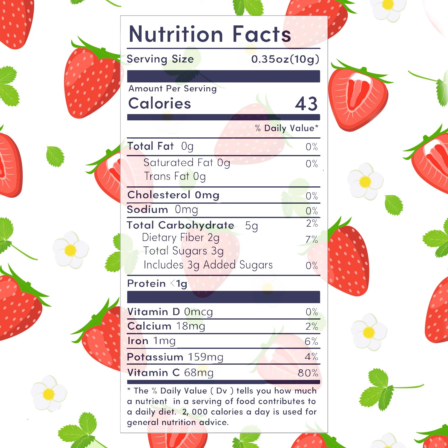 Ternio premium freeze-dried strawberries snack-ready bites perfect for cereals.