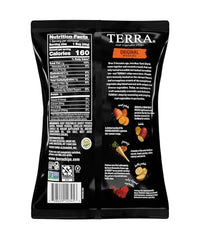 Terra vegetable blend close-up highlighting colorful non-GMO ingredients.