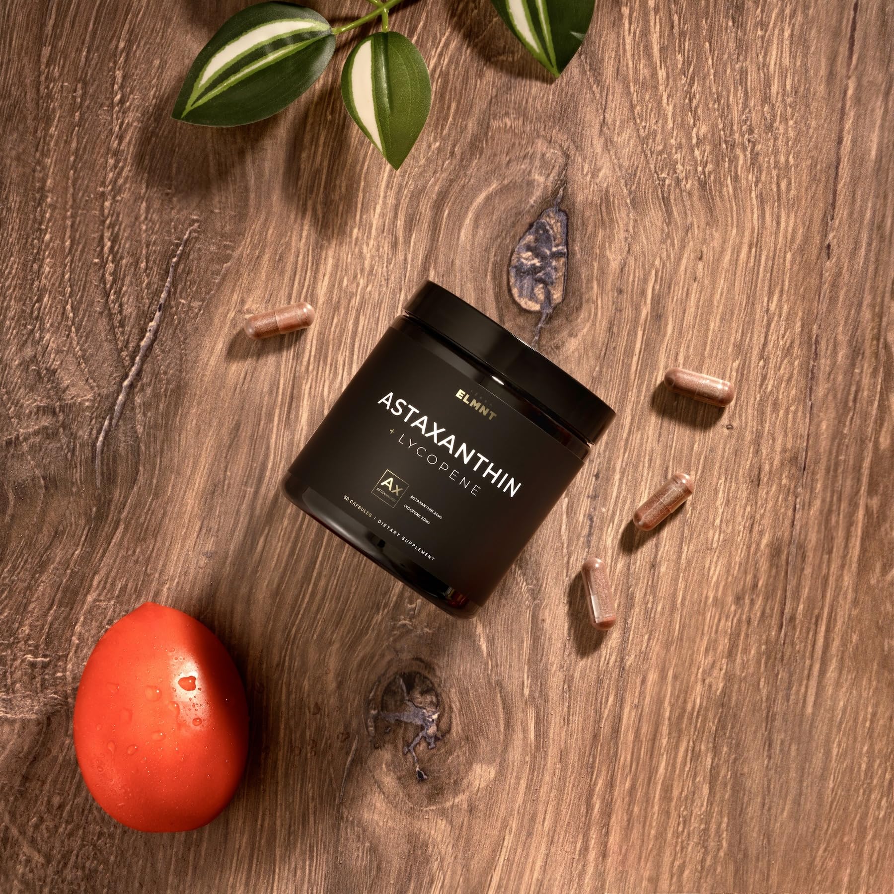 Terra Elmnt capsules pour-shot demonstrates easy daily intake.