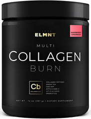 Terra Elmnt ELMNT Burn bottle front showing premium collagen blend for skin and weight support