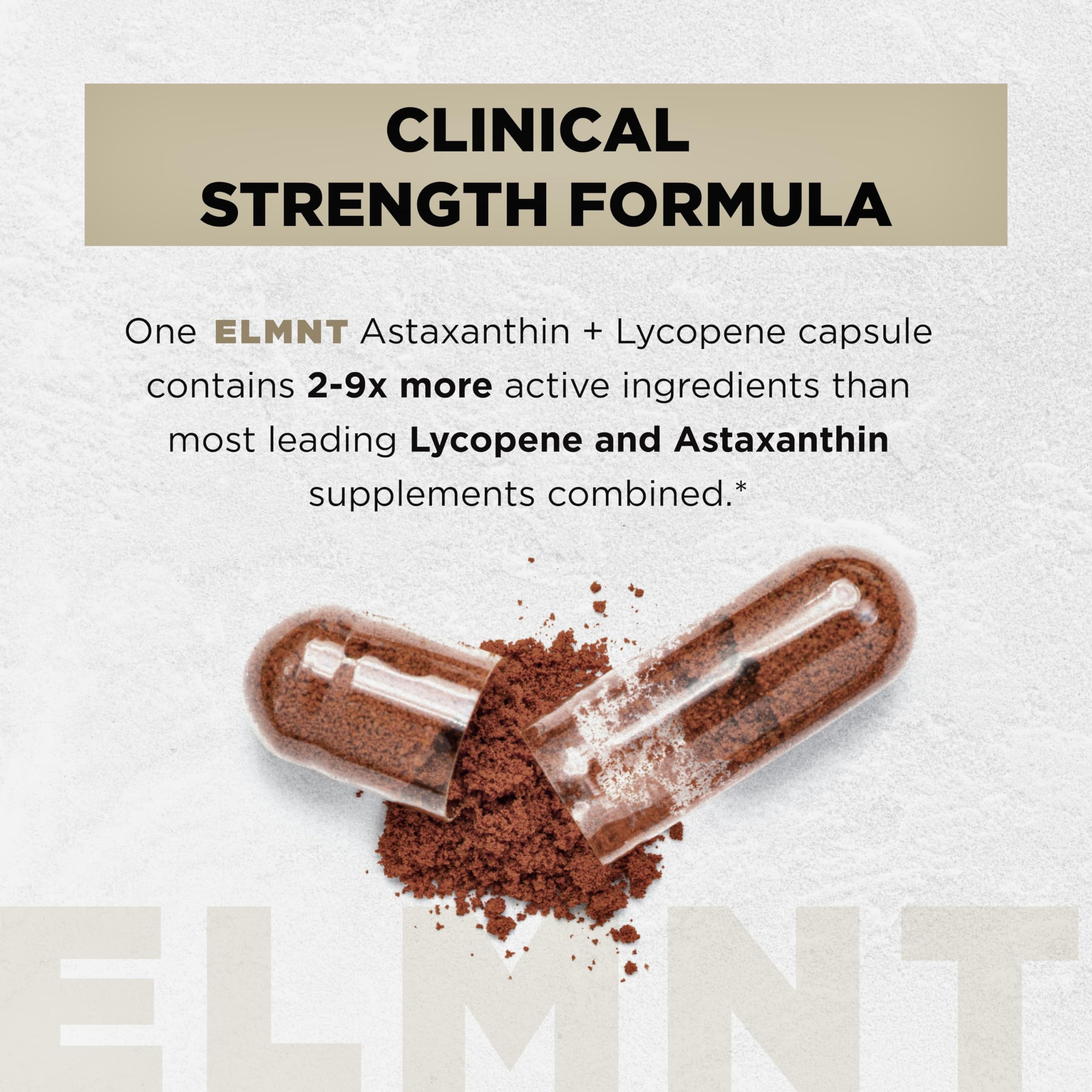 Terra Elmnt microalgae origin emblem signals natural carotenoids.