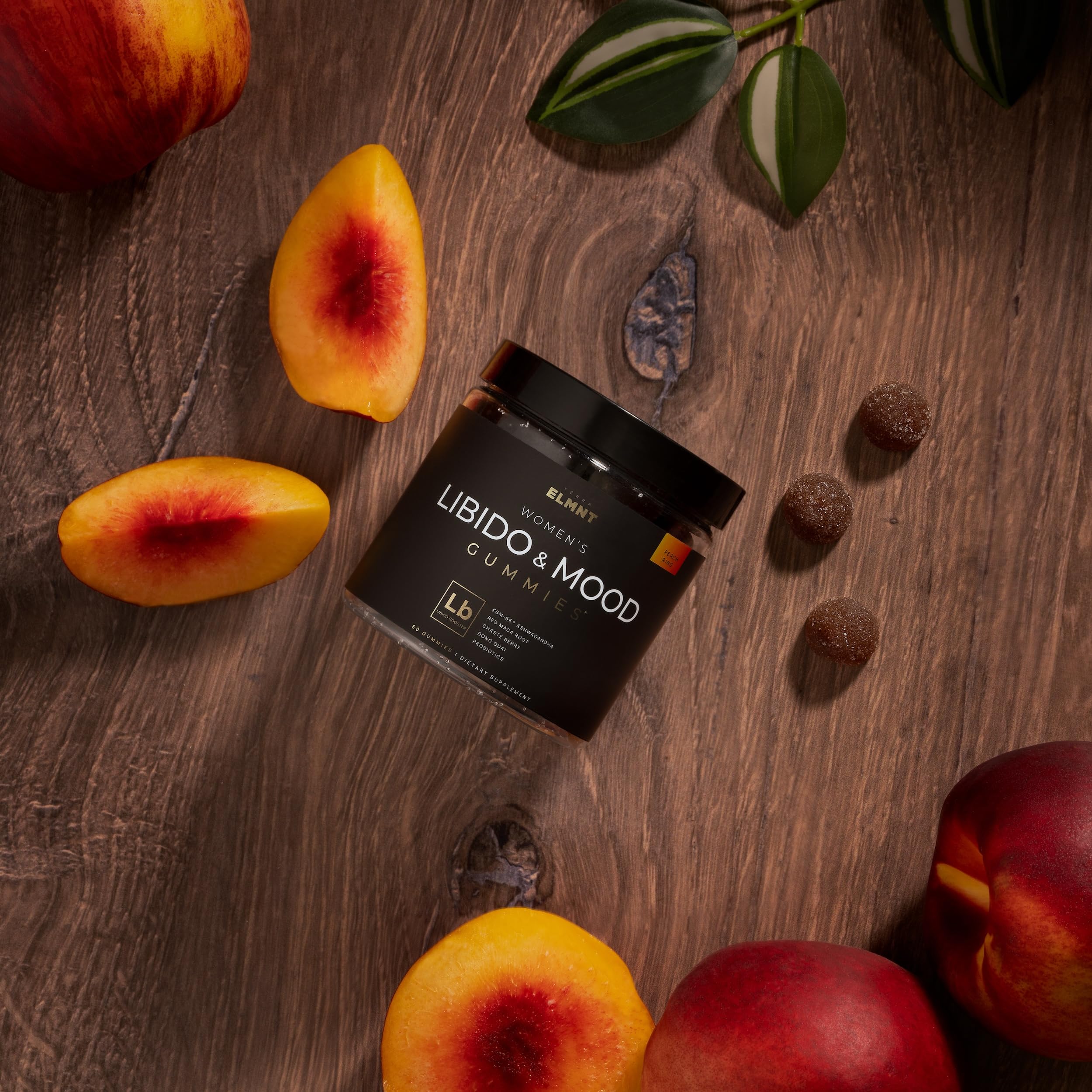 Terra Elmnt Red Maca 30x extract; enhances energy and drive.
