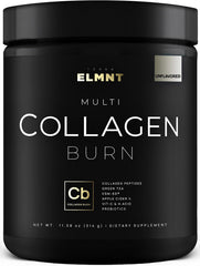TERRA ELMNT Super Multi Collagen Burn tub showing premium blend for skin and hair health