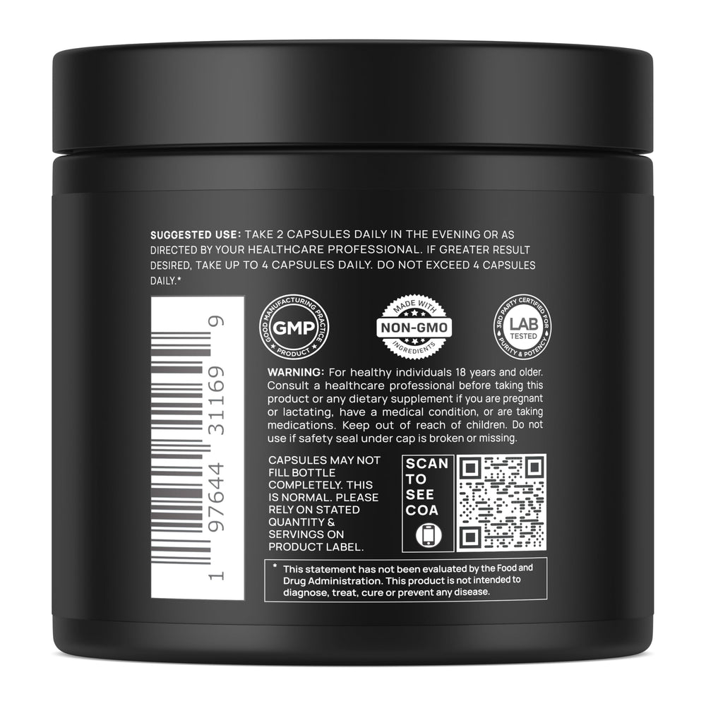 Terra Elmnt Triple Sleep verified purity seal indicates third-party testing