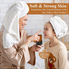 Terra Lotus balm applied to hand for quick, non-greasy absorption