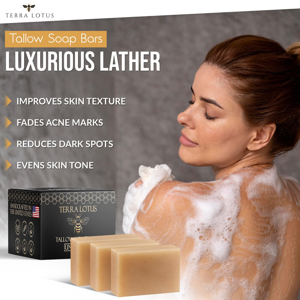 Terra Lotus Raw Honey infusion moisturizes and soothes skin.