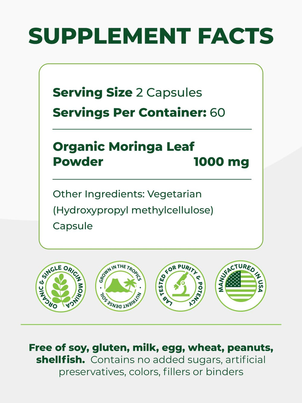Terra360 Pura Vida Moringa harvest image showing volcanic soil origins.