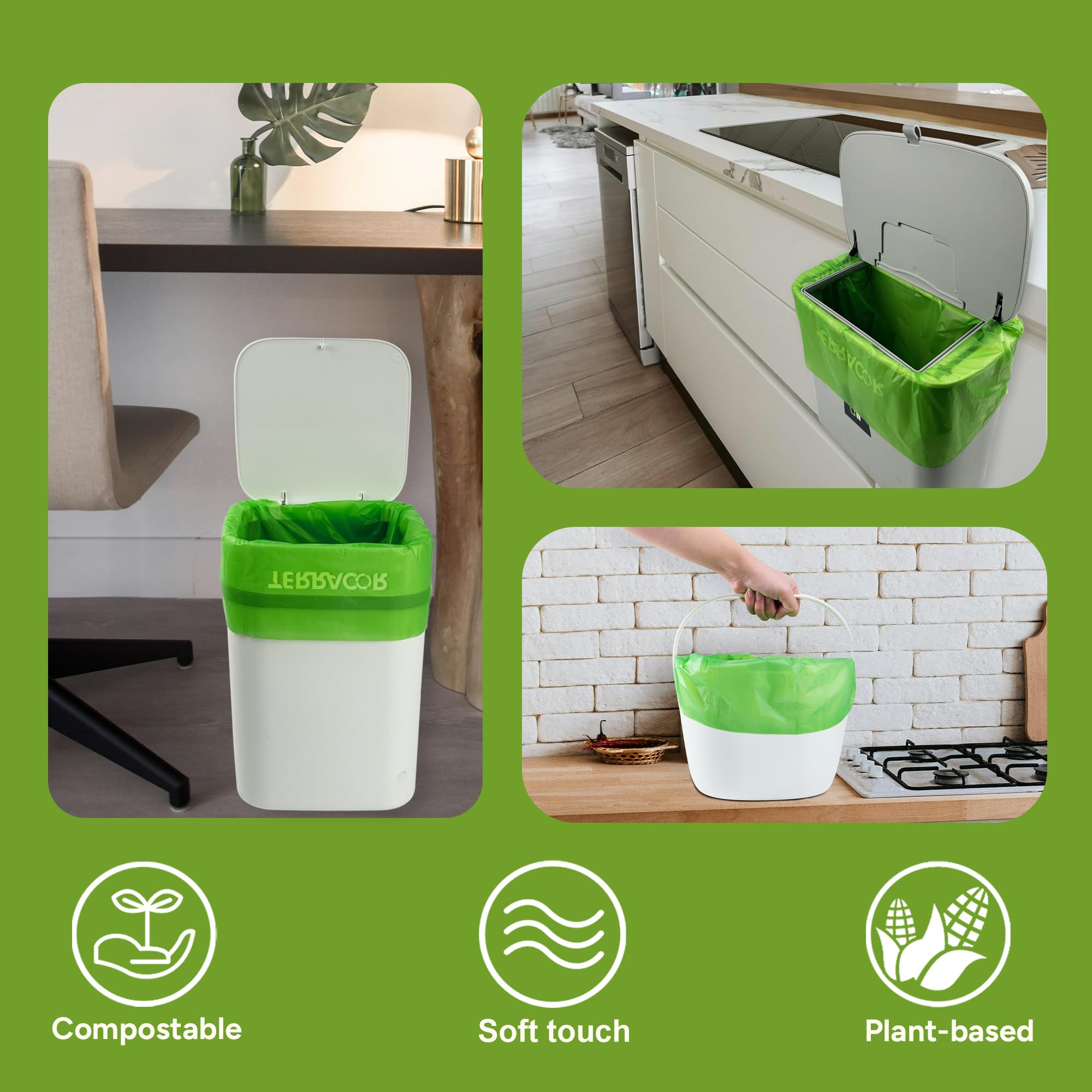 Terracor bags stored in a cool, dry place to extend shelf life.