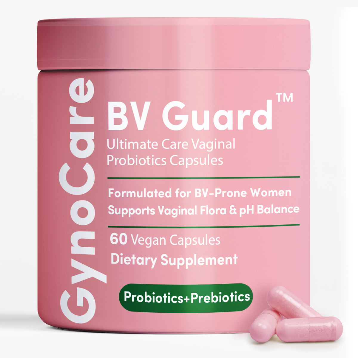 Terramed Just Think Comfort BV capsules bottle for natural daily support.