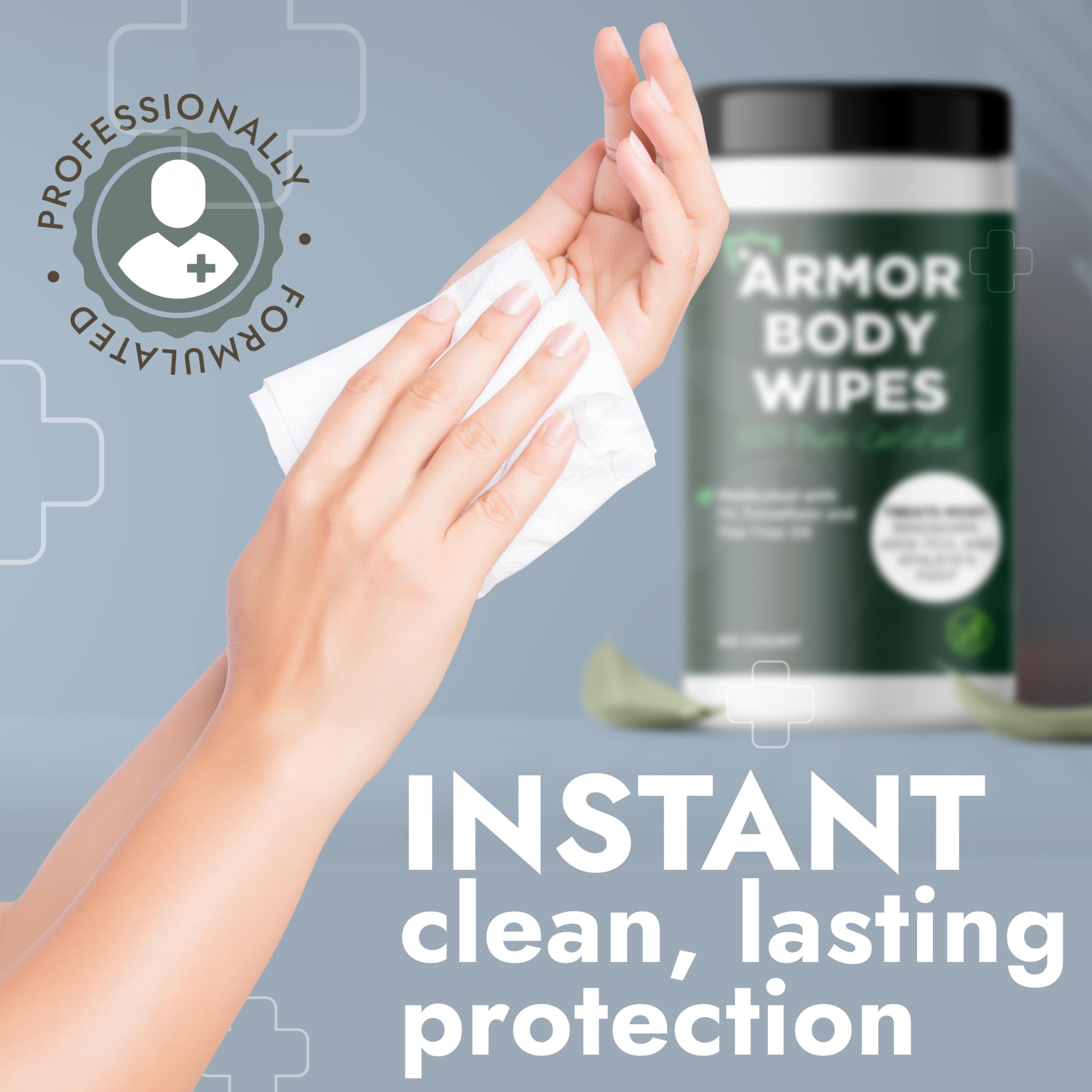 Terramed Just Think Comfort camping wipes for outdoor cleansing on the go