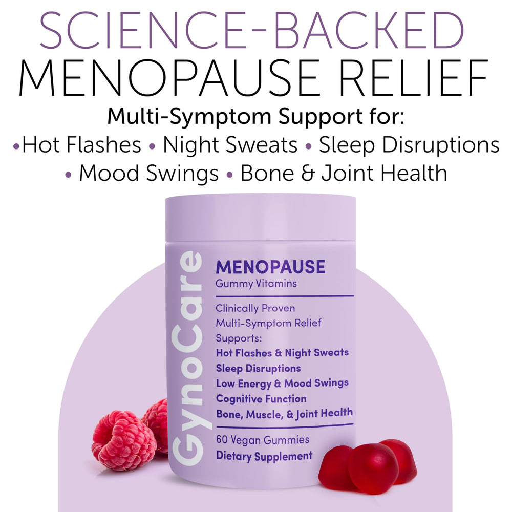 Terramed Just Think Comfort GynoCare gummies on shelf suggest everyday wellness.