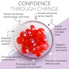Terramed Just Think Comfort GynoCare gummies packaging front highlights product name.