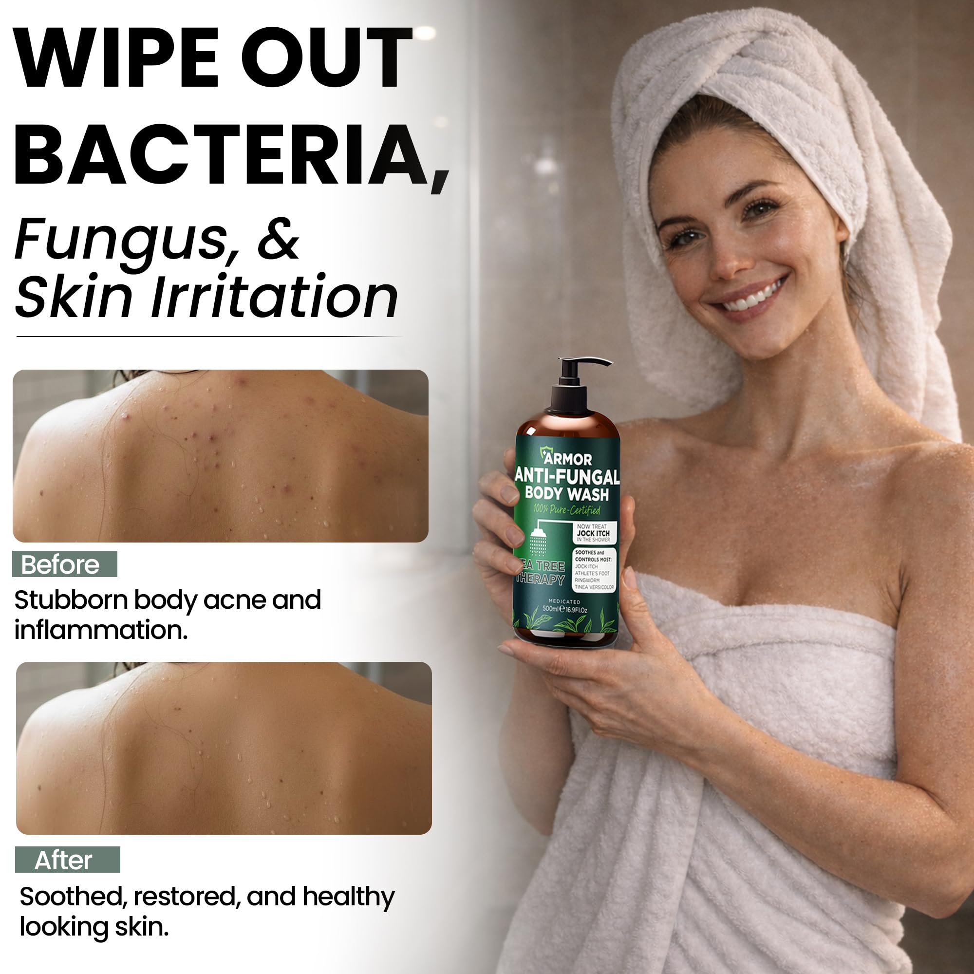 Terramed Just Think Comfort jock itch care bottle for odor-control support.