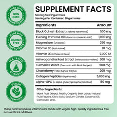 Terramed Just Think Comfort gummies closeup highlighting vegan formula