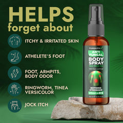 Terramed Just Think Comfort spray on clean dry skin for quick relief