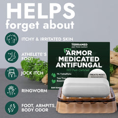 Terramed Just Think Comfort tea tree eucalyptus infusion with refreshing cleansing aroma.