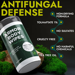 Terramed Just Think Comfort wipes with tea tree oil for refreshing cleansing