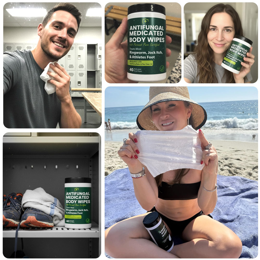 Terramed Just Think Comfort wipes in locker room display for quick clean