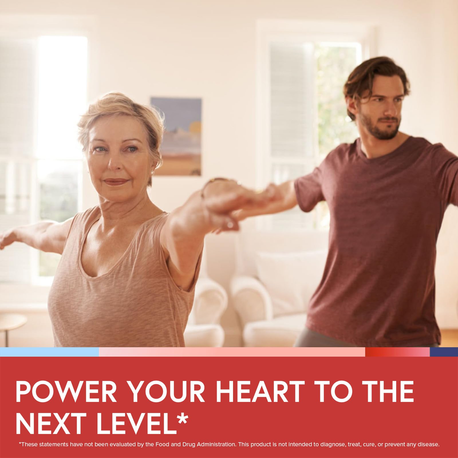Terranics CoQ10 bottle with heart health messaging.