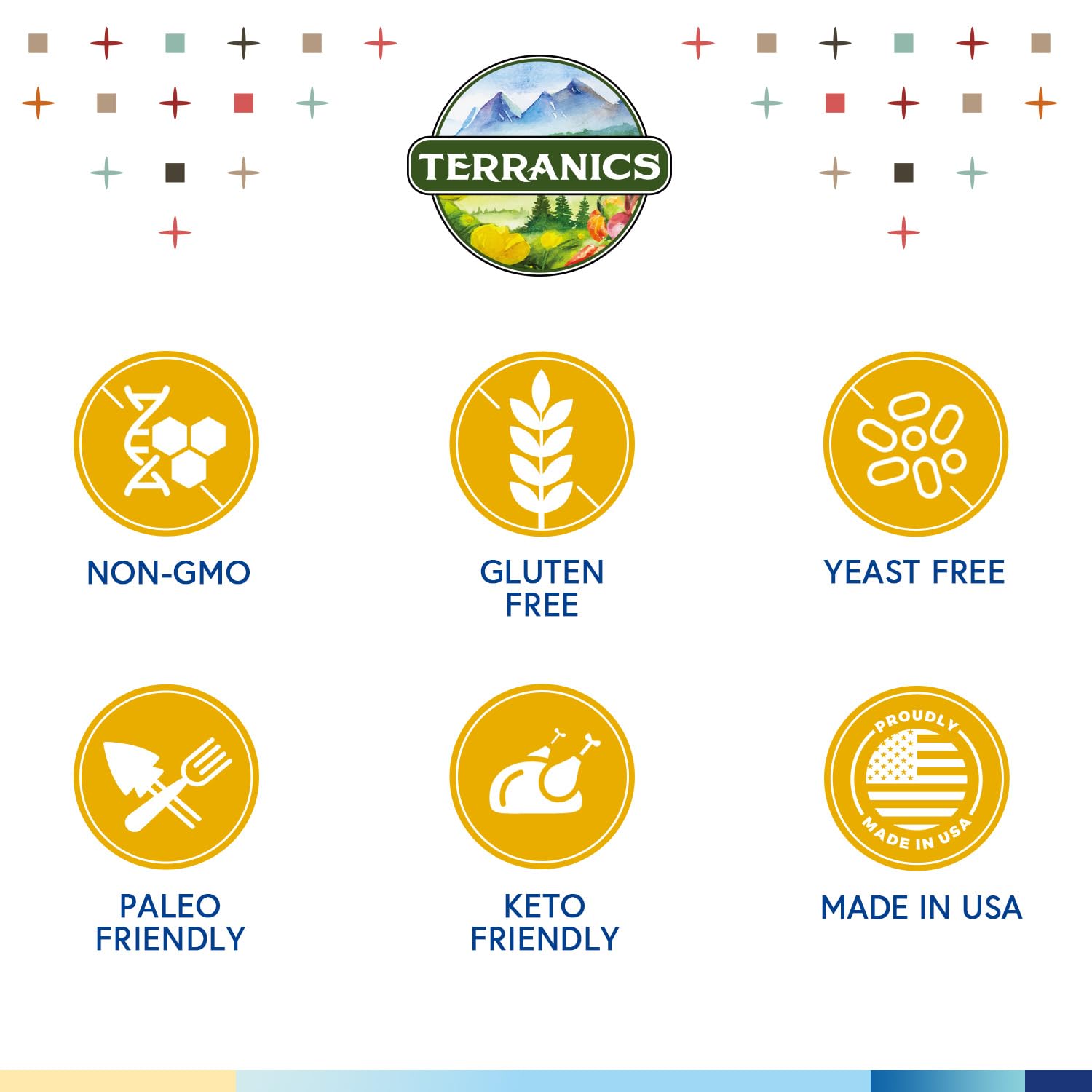 Terranics USA-made stamp signals high-quality production standards