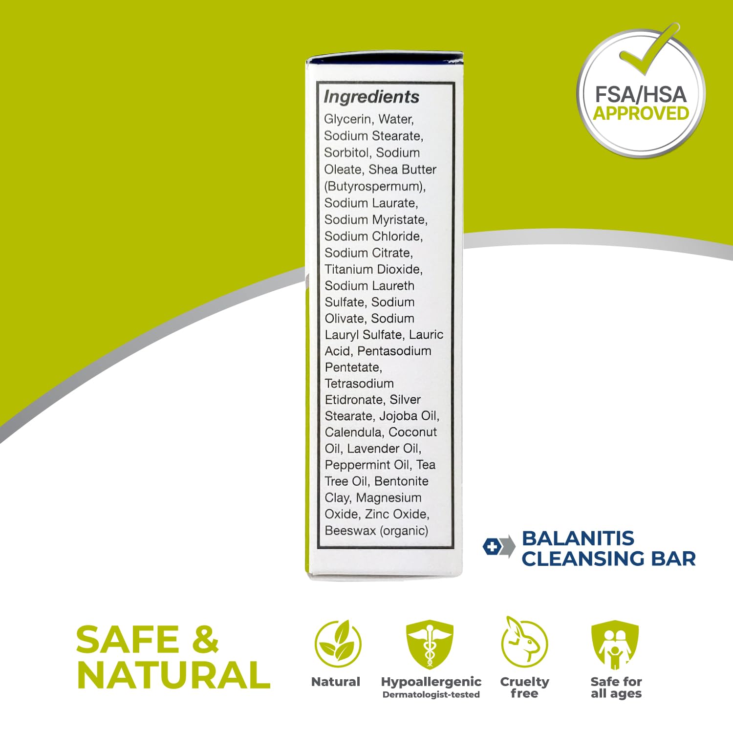 Terrasil Balanitis Soap made in USA with quality standards