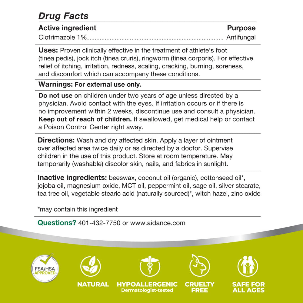 Terrasil box and tube display, easy-to-store antifungal treatment solution.
