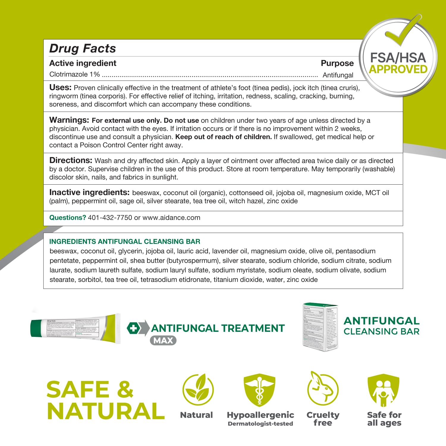 Terrasil ringworm care routine demonstrated in daily practice.