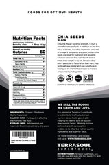 Terrasoul Black Chia Seeds atop yogurt for fiber and texture boost.