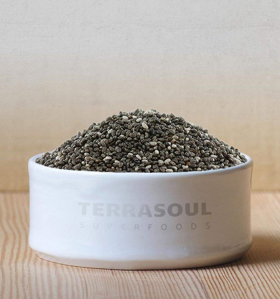 Terrasoul Chia Seeds in a smoothie bowl adding body and nutrients.