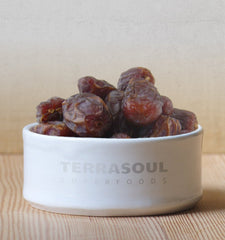 Terrasoul Medjool date platter close-up, perfect for cheese boards and entertaining