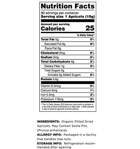 Terrasoul Organic Apricots with USDA label confirms organic quality for snacks and recipes.