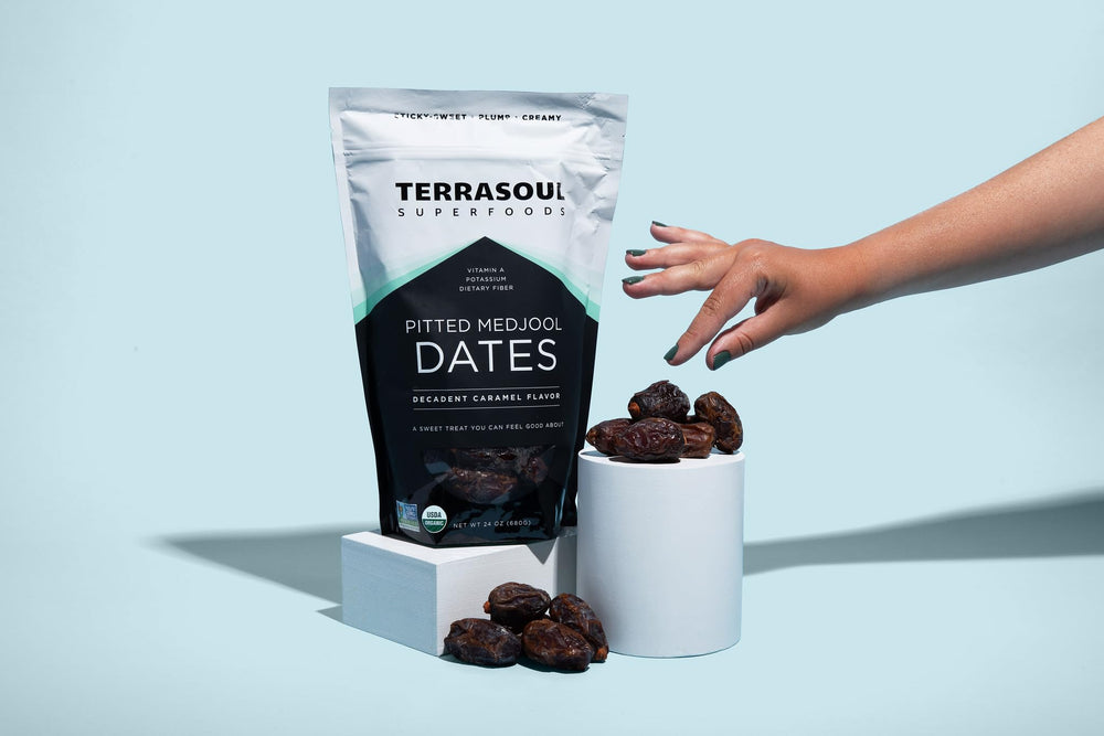 Terrasoul organic kosher gluten-free dates suit vegan and paleo lifestyles