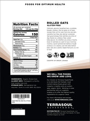 Terrasoul Organic Rolled Oats gluten-free certification for safe bowls
