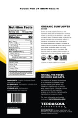 Terrasoul Sunflower Seeds organic hulled closeup, ideal for snacks and baking.