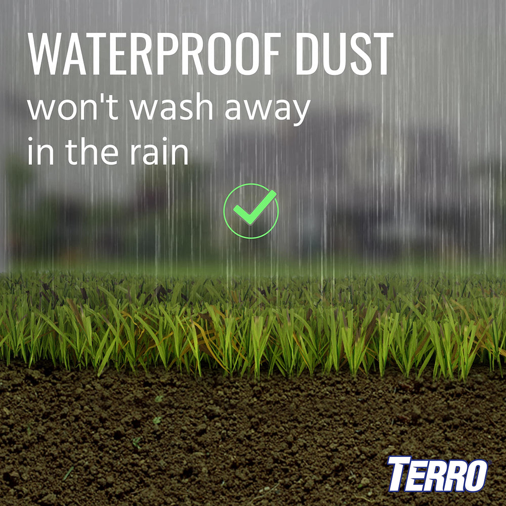 Terro Ant Dust provides up to eight months of residual protection.