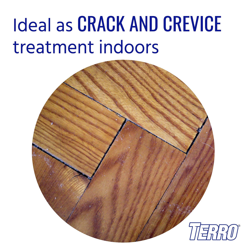 Terro Ant Dust waterproof formula protects treated areas from rain exposure.