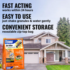 TERRO Ant Killer Plus lawn application for broad-area pest control.
